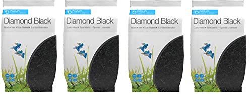 AquaNatural Diamond Black 10lb, Premium Gravel and Substrate for Aquariums, Fish Tanks and terrariums, 2-4mm (FÐ¾ur Ð Ð°Ñk)