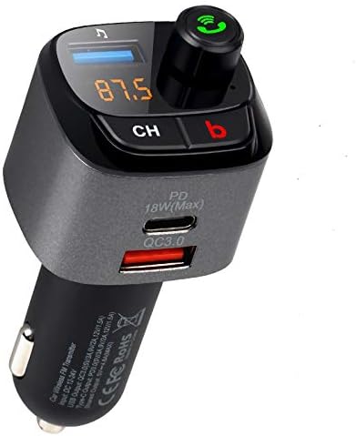 Amazon Co Jp Fmトランスミッター Bluetooth 5 0車用mp3プレーヤー Bassサウンドエンハンサーqc3 0 Pd急速充電 デュアルusb 音楽再生 カーチャージャー Siri Google Assistant対応 ハンズフリー通話 電圧監視 12 24v車に適応 87 5 108mhz 車 バイク