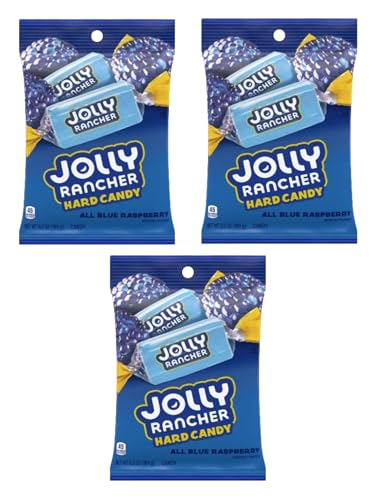 Jolly Rancher Blue Raspberry Hard Candy, Pack of 3 Bags