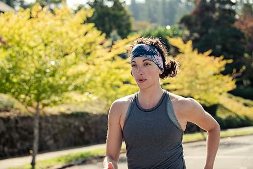 Image of BUFF CoolNet UV Ellipse Headband, UPF50 Sun Protection, Breathable, Cooling HairWrap, Versatile, Quickdry Bandana, Adult Size