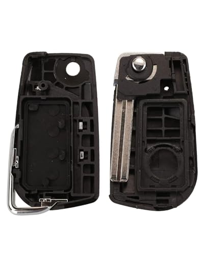 Carcasa de llave para Toyota Corolla y RAV4 funda plegable de 4 botones espadín Toy48 6