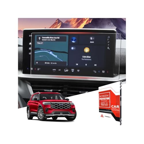 Protection écran Ford Explorer 2025 en verre trempé Mil-Grade 9H+ brillant de 13,2 pouces