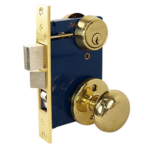 Em-D-Kay 5122 Polished Bras US3 Ornamental Iron Gate Door Double