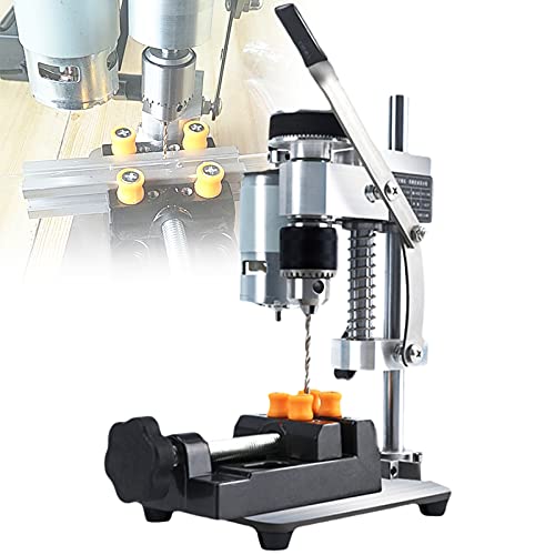 100W高精度デスクトップベンチドリル、DC12-24V多機能小型ボール盤、7スピー...