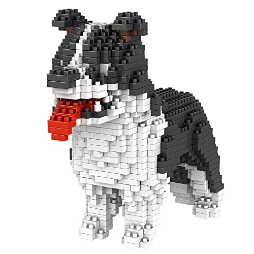 ISeeSee Micro Mini Blocks Dog Building Animal Set DIY 3D Building Toy Bricks for Kids or Adult Shepherd 950PCS -  6618-4