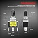 DaierTek 12V Blue LED Lighted Toggle Switch 30 Amp 12 Volt Toggle Switch SPST ON Off 2 Position 3pin for Automotive Car Truck -2pcs