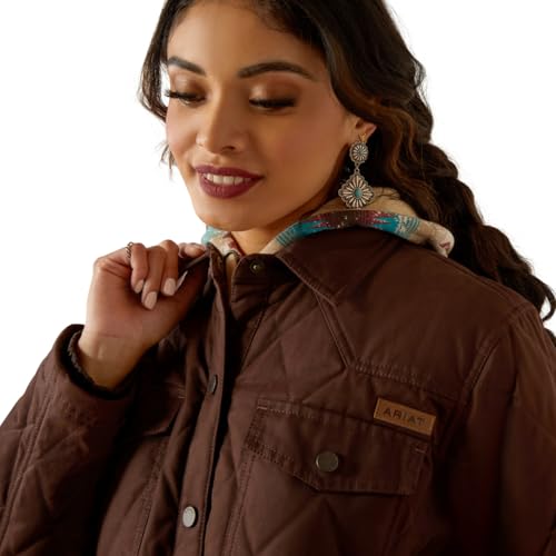 ARIAT Women Grizzly Quilted Barn Jacket4