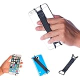 TFY Security Hand Strap Holder Compatible with iPhone 13 Pro Max /12 Pro / 11 / Xs / XR / X / 8 Plus / 7 - Galaxy S21 / S20 - Galaxy Note - Huawei Mate 20 30 40 Pro and More