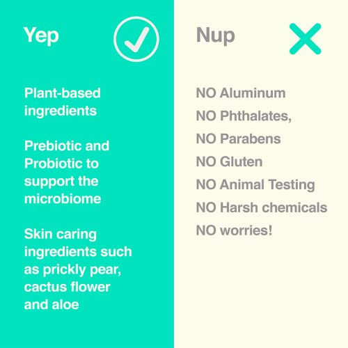 Hume Supernatural Natural Deodorant Aluminum Free For Women & Men, Natural Ingredients, Probiotic, Plant Based, Baking Soda Free, Aloe, & Cactus Flower, Anti Sweat, Stain & Odor - Desert Bloom 2-Pack #TOP6