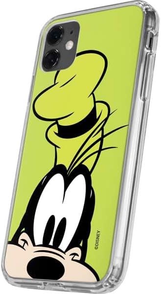 Skinit Clear Phone Case Compatible with iPhone 11 - Officially Licensed Disney Friends Goofy Up Close Design