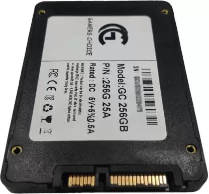 Image of Gamer Choice 2.5 SATA 3.0 256 GB Internal Solid State Drive (SSD) for All-in-One PCs, Desktops, Laptops (GC 256 GB) (Interface: SATA, Form Factor: 2.5 Inch)