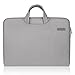 Produktbild Arvok 17 17,3 Zoll Notebooktasche Laptoptasche Aktentasche Wasserfest Canvas-Gewebe Laptop Schutzhülle Mit Griff & Reißverschluss-Tasche/Ultrabook/Netbook Tasche/Laptophülle/Hülle, Grau