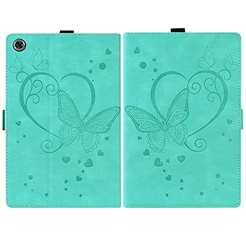ONETHEFUL Carcasa Libro Funda Tablet Lenovo Tab M10 Plus FHD 10.3" 2020 TB-X606 TB-X606F Cover Mariposas en Relieve Fundas Cover