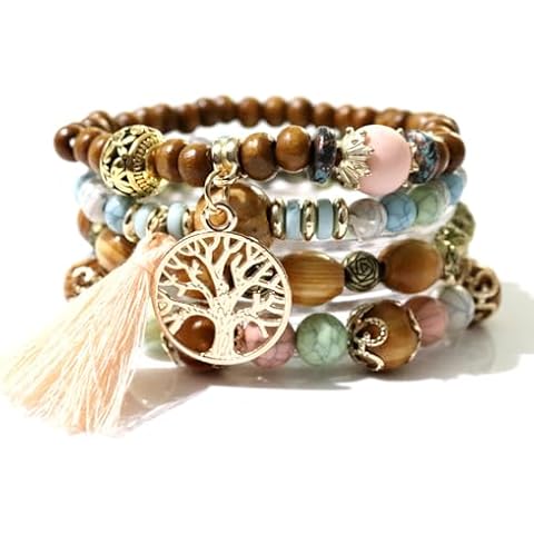 Bracelet Bohème SHUBEIEUMI Lot de 4 Cover