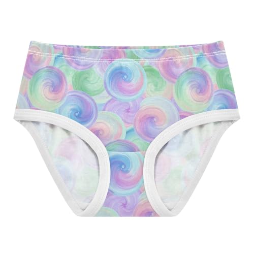 Joisal Pastel Watercolor Print Girls Underwear Toddlers 2t Cotton Cute Panties Girl Funny Briefs Underpants