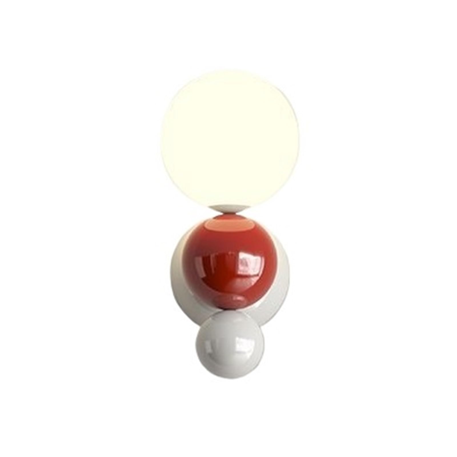 KOESRXNQW Lovely LED Wall Light Red Green White Metal Children's Room Lamps Parlor Office Aisle Stairs Sconce Acrylic Ball Easy Installation(Style 4)