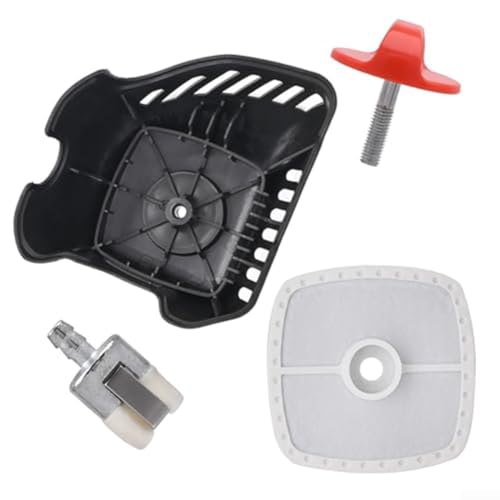 Solución de filtro de aire para recortadoras ECHO 90116Y Kit incluye tapa, tornillo de mariposa y filtro de combustible para varios modelos