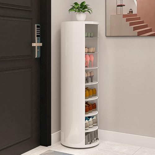 Meuble à chaussures rotatif à 360° pour un rangement vertical