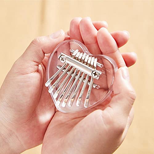 IUYQY Piano à pouce en acrylique Kalimba portable 8 touches – Mini piano Kalimba transparent – Instrument de musique… - Les Beatles, Paul McCartney, John Lennon, RIngo Starr, George Harrison IUYQY Piano à pouce en acrylique Kalimba portable 8 touches - Mini piano Kalimba transparent - Instrument de musique… – Image 6