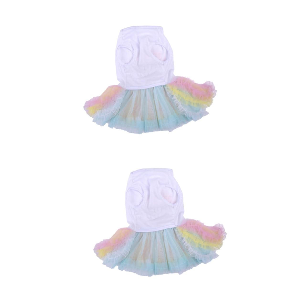 Falda de pastel colorida elástica y fresca para paseos con perros grandes talla XL