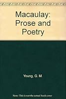 Macaulay: Prose and Poetry B000M1FXFO Book Cover