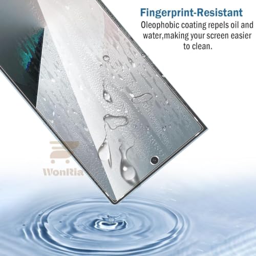 Image of Pack 2 - Borderless Tempered Glass Compatible with Samsung Galaxy Z Fold 8 Ultra 5G Edge to Edge 9H Hardness | Case-Friendly Screen Guard Protector- Installation Kit