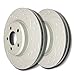 SP Performance D18-427 Diamond Slot Brake Rotors - With Gray ZRC Anti Corrosion Coating - L and R Pair