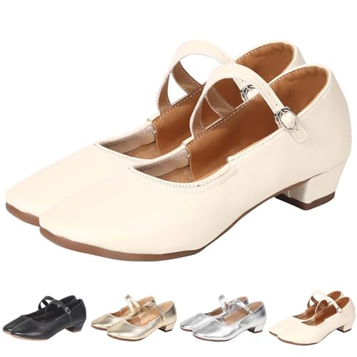 FannBiatty Chaussures De Danse Salon Latine Femme Bout Fermé Entrainement Chaussure De Pratique Mode Tango Heels Dance Shoes Confort Chacha Talon Haut Salle...