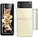 Produktbild [2 Stück] Schutzfolie Kompatibel für Samsung Galaxy Z Flip 3 5G, Displayschutzfolie 3D Full Cover Panzerglasfolie 9H HD Klar Anti-Kratzer Blasenfrei für Samsung Galaxy Z Flip 3 5G