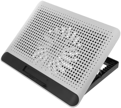 Amazon.com: Laptop Cooling Pad Aluminum Alloy Stand with Adjustable Fan ...