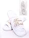 Produktbild Alandra Gifts Slip Team Bride Spa-Slipper, Unisex-Erwachsene, Einheitsgröße, Weiß
