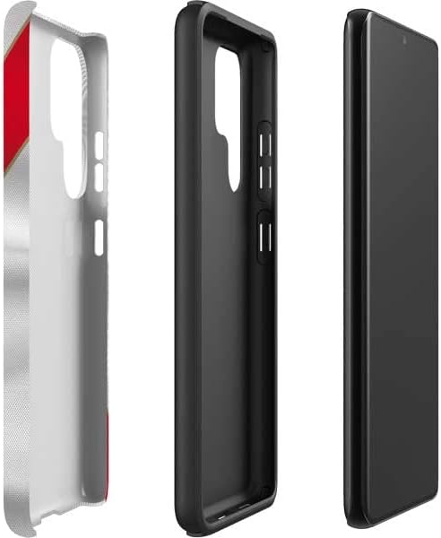 Skinit Pro Phone Case Compatible with Galaxy S22 Ultra - Peru Soccer Flag Design