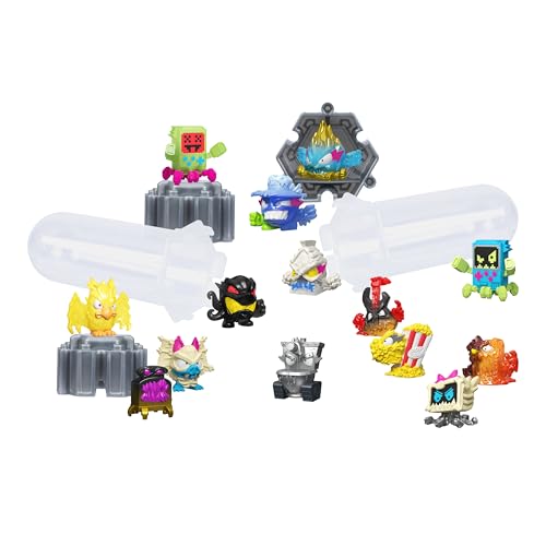 Image of MrBeast Lab Swarms Series 3, Hyper Fusion Series, 14 Pack Collectible Micro Beasts, 14 Collectible Stickers & 4 Fusion Caps to Build Out Your Own MrBeast Lab - Milk Bones
