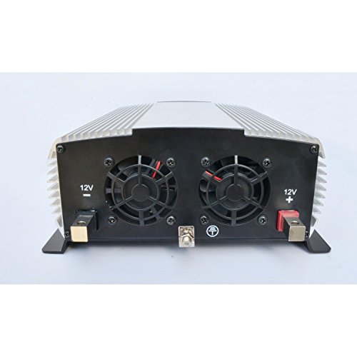 Image of PowerMax 2000 Watt Pure Sine Wave 12Vdc to 120Vac Inverter- AC Output Short Circuit and Temperature Protection That Auto-Reset After Shut-Down.