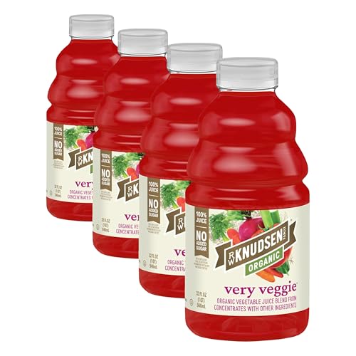 Image of R.W. Knudsen Organic Very Veggie Juice, 32 fl oz (Pack of 4)