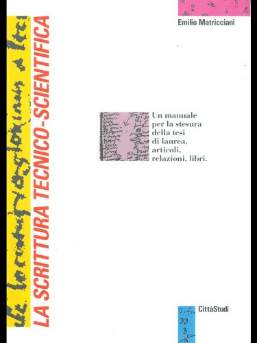 La scrittura tecnico-scientifica