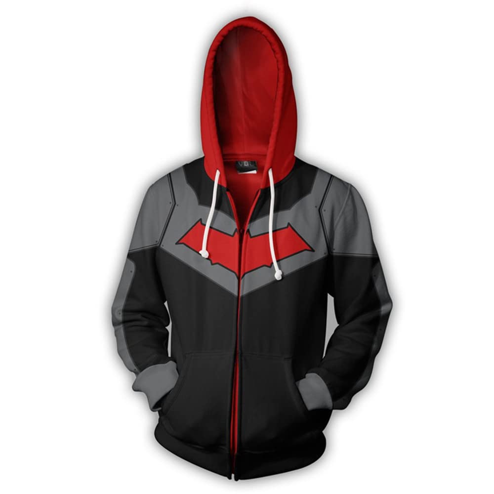 Anime Costume Hoodie for Women Men Movie Hero 3D Print Zip Up Jacket Halloween Cosplay Hoodies