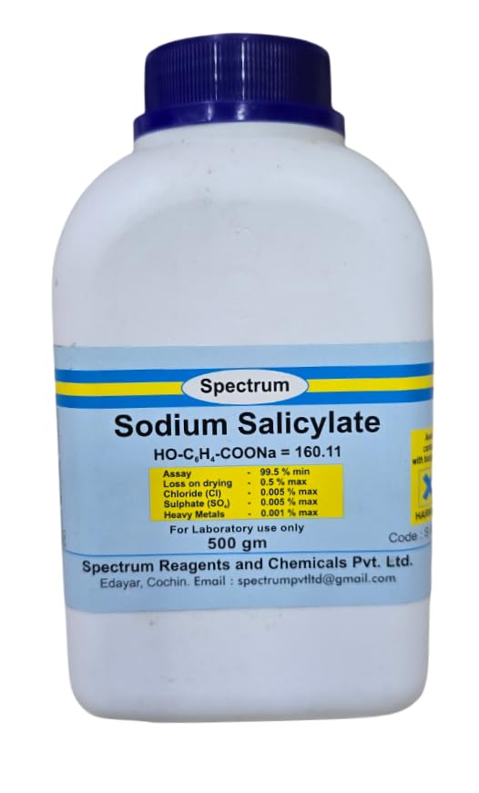 SPECTRUM Sodium Salicylate (500GM) Assay 99% Min (B0D2DNZXD9) Amazon Price History, Amazon Price Tracker
