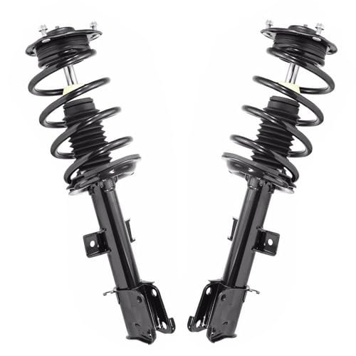 Image of Detroit Axle - 8pc Suspension Kit for Hyundai 2010 2011 2012 Santa Fe, 2 Front Struts with Coil Spring 2 Rear Shock Absorbers 4 Front Rear Sway Bar End Links Replacement