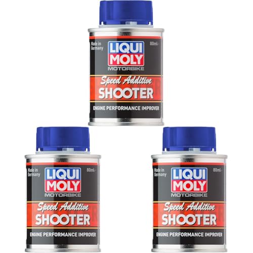 Liqui Moly Motorbike Speed Shooter | 80 ml | Motorrad Benzinadditiv | Art.-Nr.: 3823 (Packung mit 3)