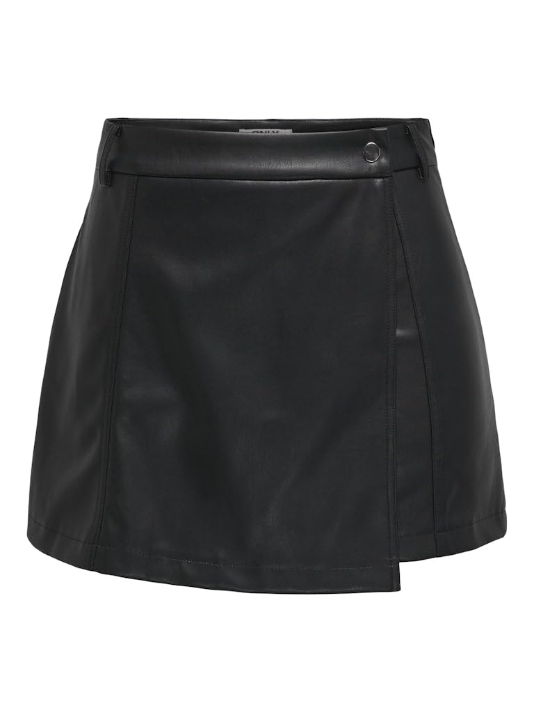 ONLY Onlhero MW Faux Lea Skort CC Pnt Falda pantalón para Mujer