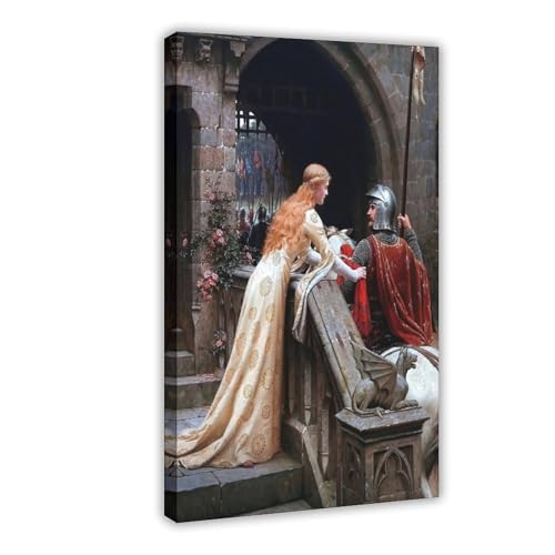 Toile God Speed Edmund Blair Leighton pour habiller un mur vide avec un cadre de 20x30 cm