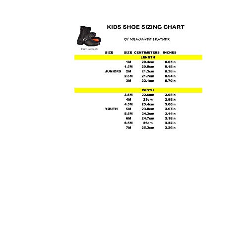 Milwaukee Leather Classic Boots and Shoes Footwear for Kids Boys Made of Synthetic Leather MBK3
