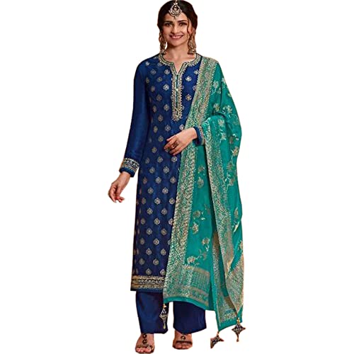 Image of Women's Wear Ready To Wear Designer Salwar Kameez Suits Indian Pakistani Beautiful Plazzo Pant Dress