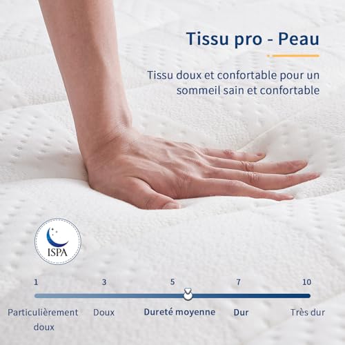 Matelas hybride 160x200 30cm 7 zones SuiLong
