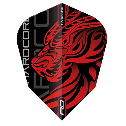 RED DRAGON Jonny Clayton V-Standard Dart Flights- 3 Sets Per Pack (9 Dart Flights in total)