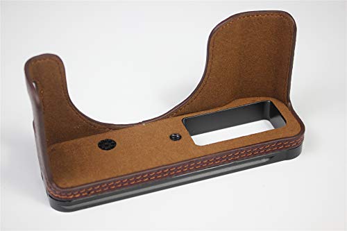 Zakao X100V Kameratasche, echtes Leder, halbe Öffnung unten, Holster, Kameratasche mit Handschlaufe, Schutzhülle, Tasche… – Bild 5