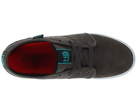 Habitat Men's Quest Raven/Teal Suede&Canvas