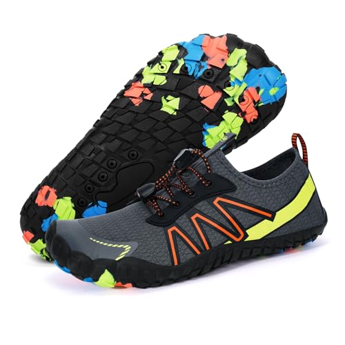 Image of Hike Barefoot Shoes Women Men Non-Slip Healthy Breathable Fashion Trail Running Womens Mens Wide Toe Zero Drop Water Shoe