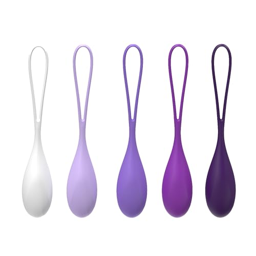 Kegel-Exercise-Set-Ben-Wa-Balls-Vaginal-Weights-for-Intimate-Tightening-Improve-Bladder-Leakage-Pelvic-Floor-Muscle-Training-5-Piece-Set-Suitable-for-Beginners-and-Advanced-Users
